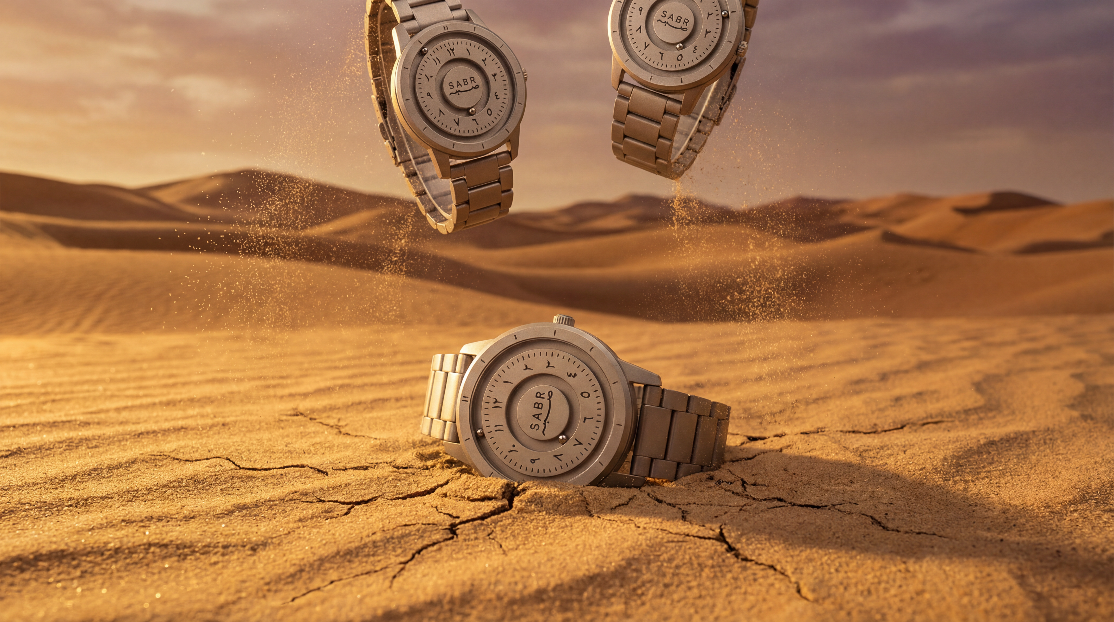 Montre à chiffres arabes Full Black : L’élégance magnétique ultime