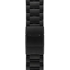 Montre « SABR » avec Chiffres Arabe et Bracelet en Acier - Édition Full Black Waqti Store