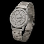 Montre « SABR » avec Chiffres Arabe et Bracelet en Acier - Édition Full Silver Waqti Store